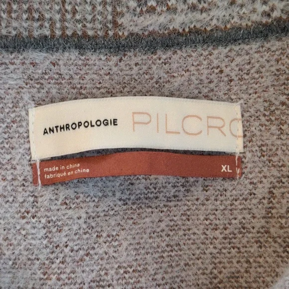 Pilcro ELiza Eyelash Sweater Jacket Size XL - Picture 9 of 11